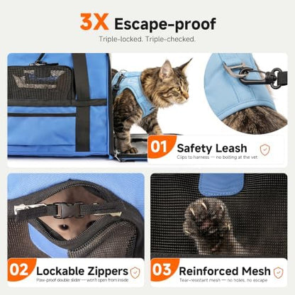 Soft-Sided Travel Cat Carrier - Image 4