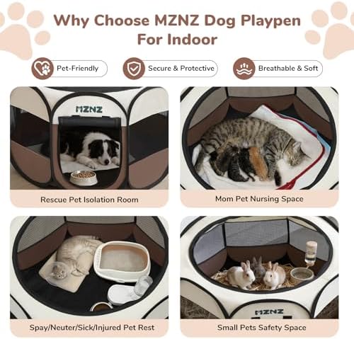 Dog Cat Small Animal Puppy Playpen Crate - Image 4