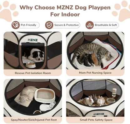Dog Cat Small Animal Puppy Playpen Crate - Image 4