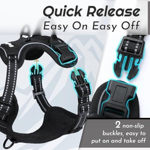 Eagloo Dog Harness for Small Dogs, No Pull Pet Vest - Image 6