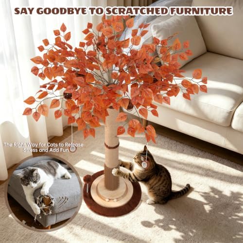 46" Extra Tall Cat Scratching Post - Image 6