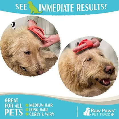 Raw Paws Hand-Held Grooming Pin Brush - Image 4