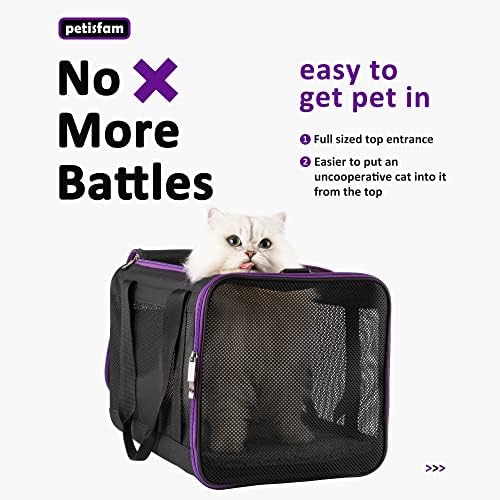 Soft Pet Carrier for Large and Medium Cats, 2 Kitties, Small Dogs. Easy to Get - Image 2