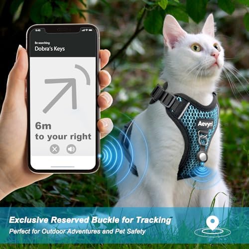 Cat Harness and Leash for Walking Escape Proof Soft Adjustable Cat Leash - Image 3
