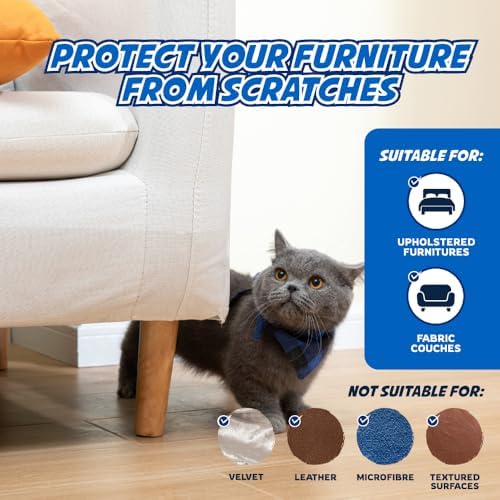Panther Armor Cat Scratch Furniture Protector, 2 Double-Sided Rolls 4x20ft - Image 5