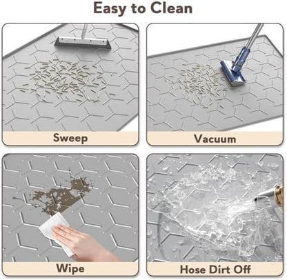 Garoopion Silicone Cat Litter Mat 34×22 inch - Image 5