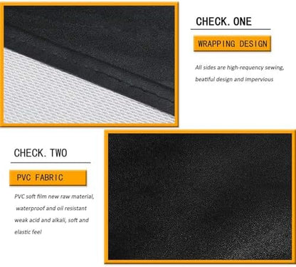 Homsolver 2 Pack Waterproof Dishwasher Rubber Adjustable Apron - Image 5