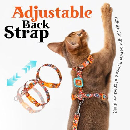 Dooradar Cat Harness and Leash Set, Adjustable Pet Straps - Image 2