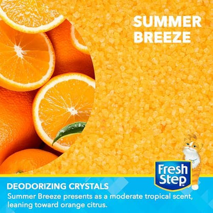 Fresh Step Cat Litter Crystals Deodorizer, Summer Breeze, 15 Oz - Image 2