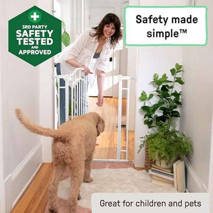 Ingenuity Decorative Extra Tall Baby Gate & Dog Gate, 28.5"-48" Wide, Hardware - Image 3