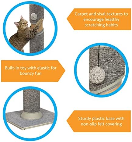 Kitty City Sisal Post Scratcher, Tremendous Twist Post - Image 2