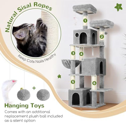 Globlazer F71 Cat Tree Tall, 71in Cat Tower - Image 5