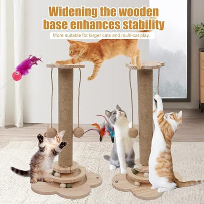 4-in-1 Wider Cat Scratching Post - Image 5