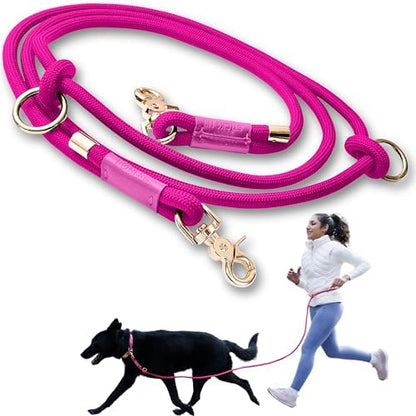 Hands Free Dog Leash, Waist Leash by SticksNBonesco