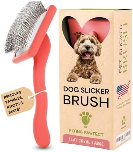 Slicker Brush for Dogs by FlyingPawfect