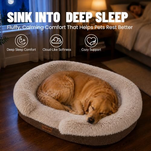Miorun Fluffy Orthopedic Dog Beds Large Sized Dog - Image 6