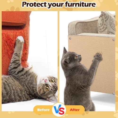Cat Scratch Furniture Protector, 78.7"x15.8" Cat Scratch Pad - Image 5