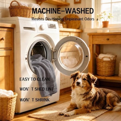 2 Pcs Microfiber Dog Towels for Drying Dogs Large, 55 X 27 Inch - Image 5
