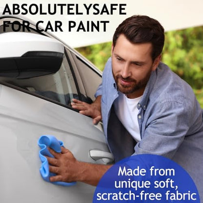6 Pack Shammy Cloth for Car Drying 26”x17”Absorbent Car Drying Towel Reusable - Image 4