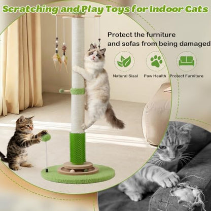 38" Tall Sisal Cat Scratching Post - Image 4