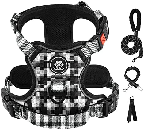 IVY&LANE No Pull Dog Harness for Medium Dogs, Reflective Dog Vest Harness by IVYLANE