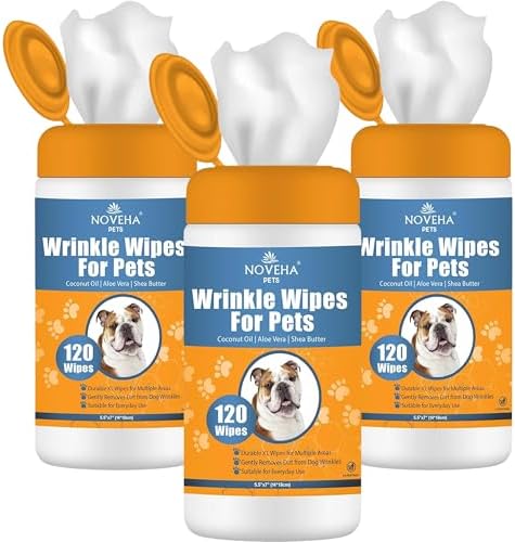 NOVEHA 5”x7” Large Dog Wipes | Wipes by NOVEHA