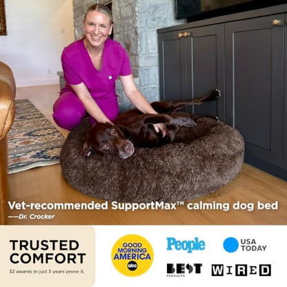Bedsure SupportMax® Calming Dog Beds Large Sized Dog Washable Pet Bed - Image 2