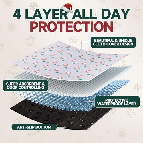 Aitmexcn Christmas Washable Pee Pad - Image 2