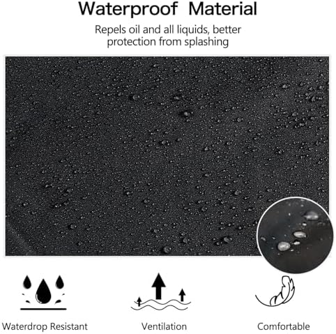 Homsolver 2 Pack Waterproof Dishwasher Rubber Adjustable Apron - Image 3
