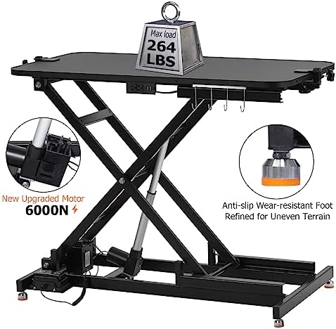 Electric Dog Grooming Table, Height Adjustable Pet Grooming Table - Image 7
