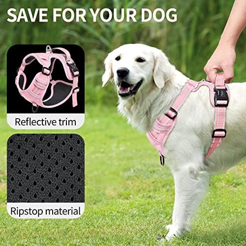 HEELE Dog Harness, No Pull Adjustable Padded Reflective Harness - Image 4