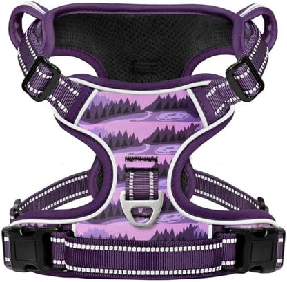 HEELE Dog Harness, No Pull Adjustable Padded Reflective Harness by HEELE