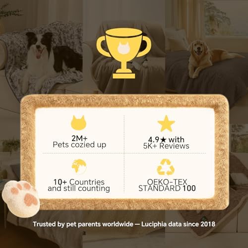 1 Pack 6 Blankets Dog Cat Soft Fluffy Fleece Pet Blanket Warm Cute Print Design - Image 7