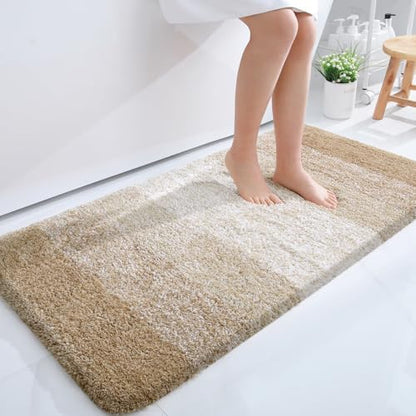 OLANLY Bathroom Runner Rug 47x24, Extra Soft Absorbent Microfiber Bath Rugs by OLANLY