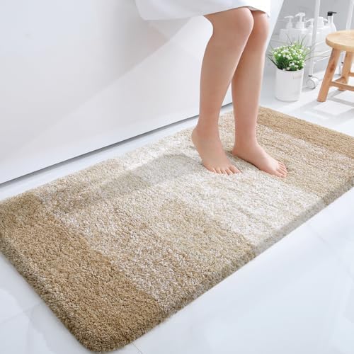 OLANLY Bathroom Runner Rug 44x24, Extra Soft Absorbent Microfiber Bath Rugs by OLANLY