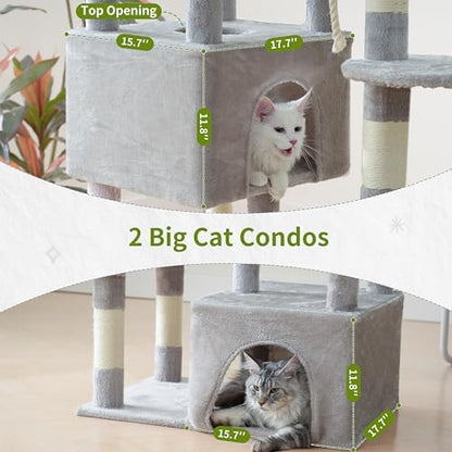 Gitelsnour Maine Coon Cat Tree, Heavy Duty Cat Tower - Image 4