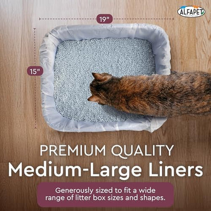 Alfapet Cat Litter Box Liners Large 12 Count - Image 4