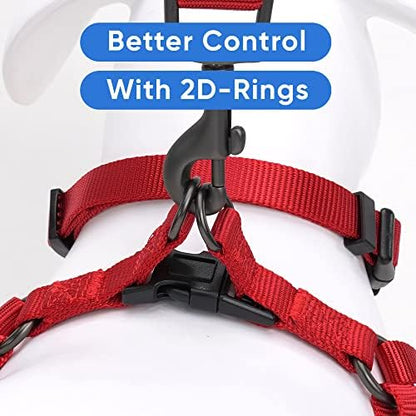 Pawtitas Solid Step-in Dog Harness – Adjustable No-Pull Vest - Image 5