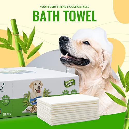 Bamboo Pet Towel 10 PCS - Image 2