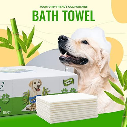 Bamboo Pet Towel 10 PCS - Image 2