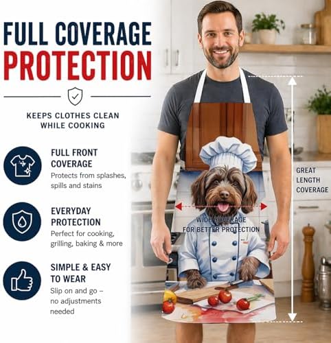 Caroline's Treasures Wirehaired Pointing Griffon The Chef Apron Cooking Kitchen - Image 3