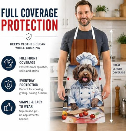 Caroline's Treasures Wirehaired Pointing Griffon The Chef Apron Cooking Kitchen - Image 3