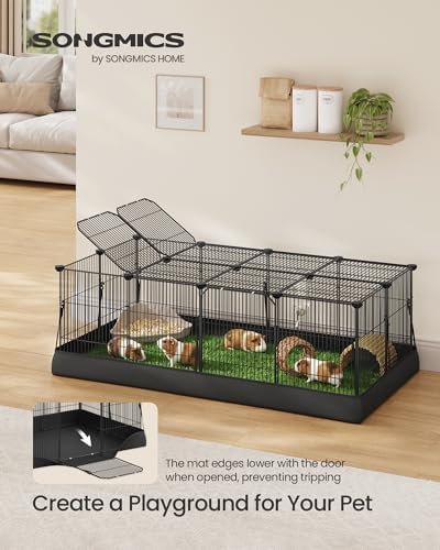 SONGMICS Guinea Pig Cage，Small Animal Playpen - Image 2