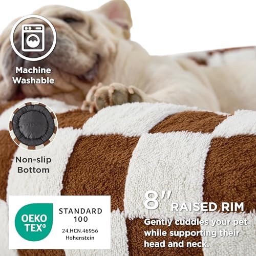 LE SURE Shown on TV Jacquard Donut Dog Beds Large Sized Dog - Image 3