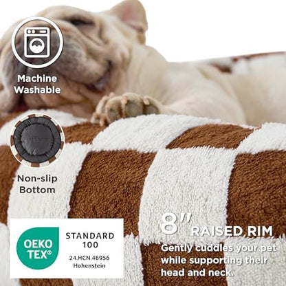 LE SURE Shown on TV Jacquard Donut Dog Beds Large Sized Dog - Image 3