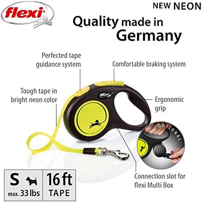 FLEXI New Neon Tape Retractable Dog Leashes - Image 2