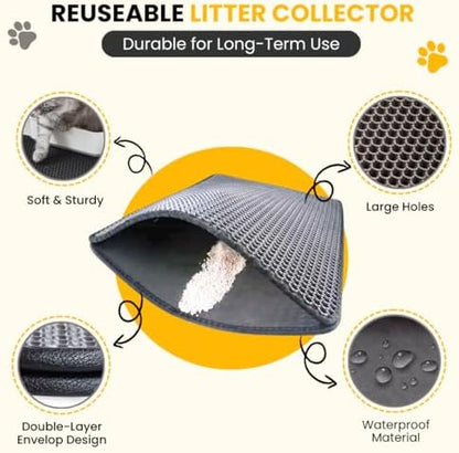 Andalus Brands Large Cat Litter Mat - Image 4
