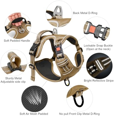 Timos Dog Harness, Front Clip No Pull Medium Sized - Image 4
