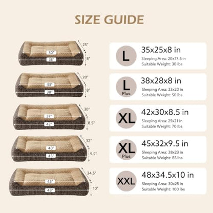 JOEJOY Extra Large Orthopedic Dog Beds Large Sized Dog, Extra Thick Supportive - Image 4
