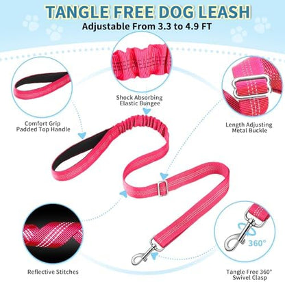 Lukovee Small Dog Harness and Leash Set, No Pull Soft Padded Vest - Image 3